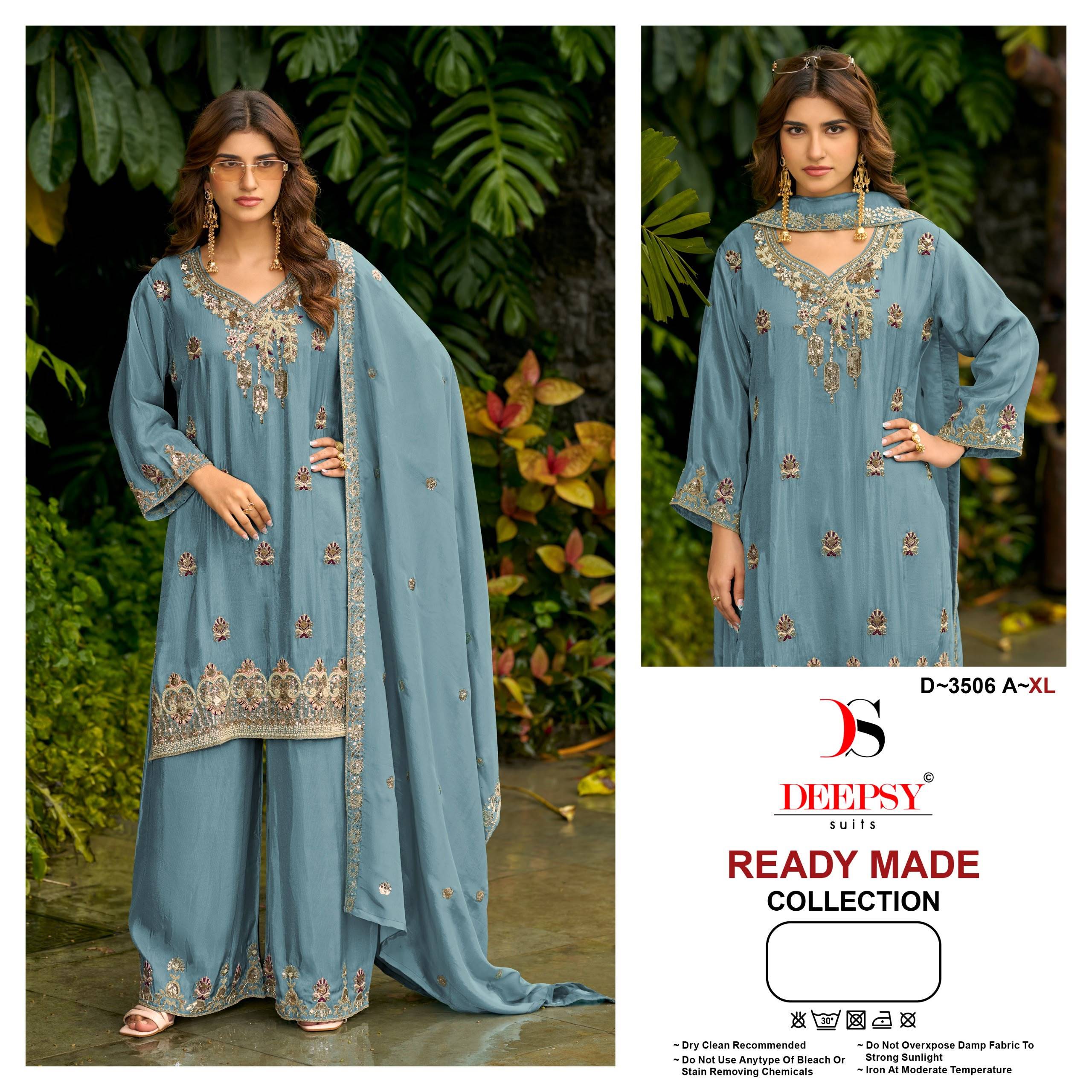 D-3506 SERIES BY DEEPSY SUITS Pakistani Suits Colorful Ethnic Wear Pure Viscouse Readymade Dresses At Wholesale